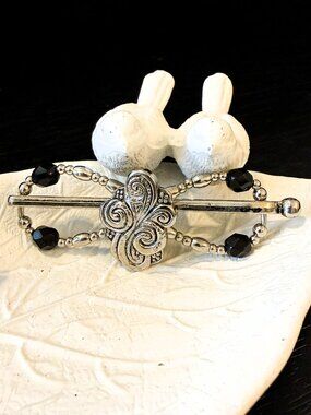 Vintage Lilla Rose Wind Swirl XS Hair Clip